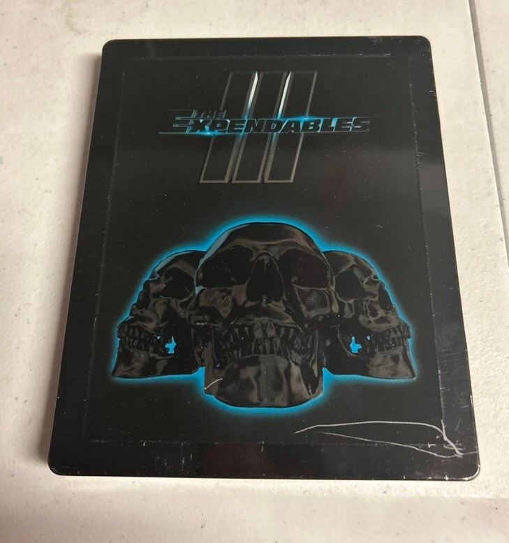 The Expendables 3 Embossed STEELBOOK Zavvi (Blu-ray, UK) OOP US DVD Disc - Image 1 of 3