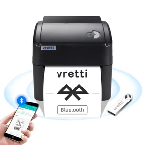 VRETTI Bluetooth Thermal Shipping Label Printer 4x6 For eBay POSHMARK ETSY USPS - Picture 1 of 12