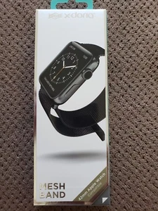NEW X-DORIA MESH BAND Stainless Steel Watch Series 1 2 3 4 (42mm) Apple Watch - Photo 1 sur 5