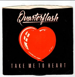 Quarterflash, Take Me to Heart and Nowhere Left to Hide, Geffen, 45 RPM Single - Picture 1 of 4