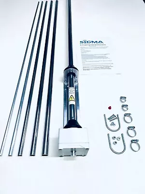 SIGMA X-80 XP 1kW HF VERTICAL ANTENNA 80 TO 6 METRES WITH HEAVY DUTY ALUMINIUM - Image 1 of 4