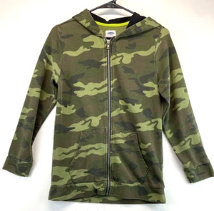 Old Navy Camouflage Hoodie - Youth XL (14-16) - Green - Full Zip (1830) - Picture 1 of 13