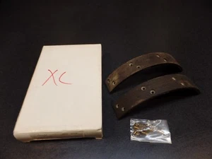 NOS VINTAGE UNKNOWN BRAND BRAKE SHOE LININGS REPLACEMENT TSRP634  - Imagen 1 de 12