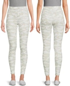 Time and Tru Women's Grey Camo High Rise Jegging Pants XS (0-2) 29" Inseam New - Picture 1 of 6