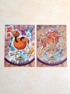 Topps Series -Doduo #84 & Dodrio Holo #85 Pokémon Cards.