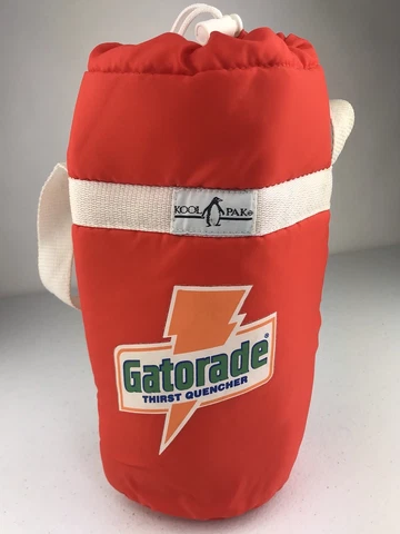 Vintage Gatorade Thirst Quencher Soft Cooler Kook Pak Orange Cover
