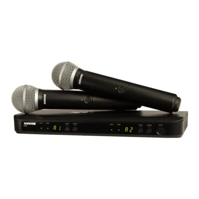 Shure BLX288/PG58 Wireless Vocal System with PG58 Handheld Transmitters - Image 1 of 4