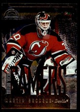 1997-98 Leaf Fractal Matrix #174 Martin Brodeur Gamers Devils #/1700 (ref 53794)