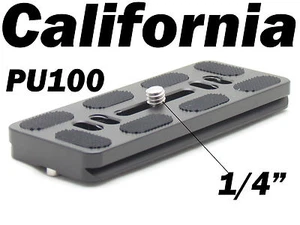 PU-100 Quick Release Plate For Benro B0 B1 B2 J1 N1 Tripod ball head Arca Swiss - Photo 1/10