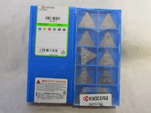 Kyocera TPM 433 TC60 TSB00400 TPMN 22 04 12 SMA Triangle Milling Insert - 10 Pcs - Picture 1 of 1
