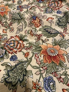 Vintage Floral Cotton Quilting Fabric 1 1/2 Yd L X  44” - Picture 1 of 3