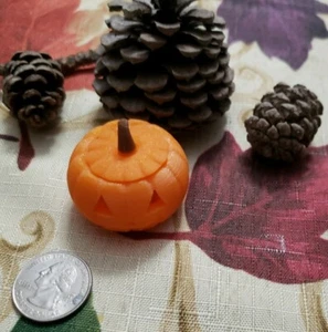 Barbie Size Halloween Jack-o-lantern Orange With Ball Light - Picture 1 of 6