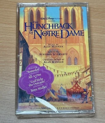 The Hunchback Of Notre Dame Soundtrack Cassette Tape 1996 Menken Schwartz - Image 1 of 4