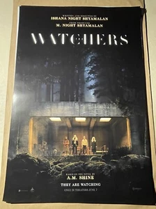 THE WATCHERS ORIGINAL MOVIE THEATER POSTER 27" x 40" DOUBLE SIDED DS - Picture 1 of 1