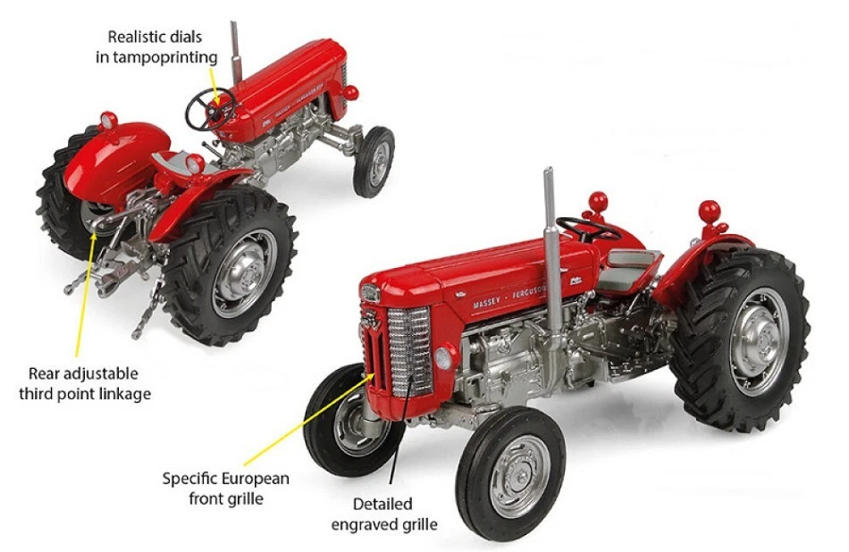 Universal Hobbies Massey Ferguson 65 1:32 Diecast Tractor - Image 1 of 1