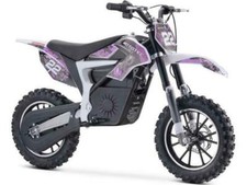 MotoTec Demon 500W 36V Electric Dirt Bike - Lithium Purple