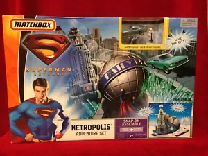 MATCHBOX SUPERMAN PLAYSET Movie Rare 2006 / BRAND NEW Factory Sealed - Picture 1 of 8