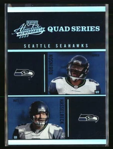 Hasselbeck/Alexander/Robinson/Jackson 2003 Absolute Memorabilia Quad #QS-24 - Picture 1 of 2