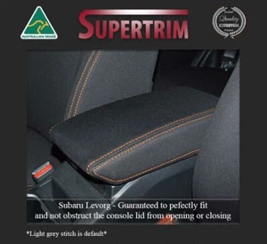 Console Lid Cover Fits Subaru WRX (2014-Now) 100% Waterproof Premium Neoprene - Picture 1 of 8