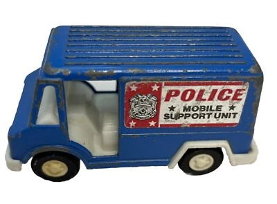 Tootsie Toy Police "Mobile Support Unit" Panel Truck, Van, 1970, Postal, USA - Image 1 of 4
