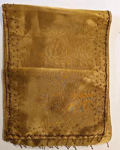 Gold Organza Beaded Decorative Table Runner - Picture 1 of 2