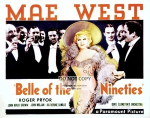 11X14 PHOTO - "BELLE OF THE NINETIES" MOVIE POSTER (REPRINT) (MP-006) - Picture 1 of 1