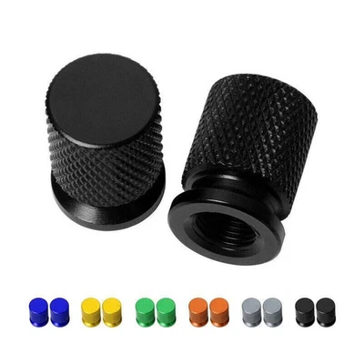 For Kawasaki Ninja ZX-6R ZX-7R ZX-9R Motorcycle CNC Wheel Tire Valve Stem Caps - Image 1 of 4