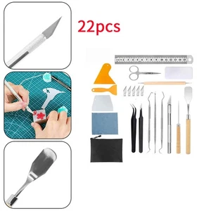22Pcs Cricut Tool Set Craft Vinyl Weeding Home School Basic Supplie Scrapbooking - Picture 1 of 12