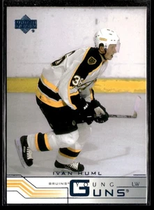 2001-02 Upper Deck #416 Ivan Huml Rookie Young Guns RC Boston Bruins - Foto 1 di 2