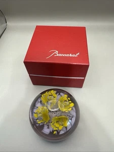 Baccarat Briefbeschwerer Blumenmuster Bitte Beschreibung lesen - Bild 1 von 9