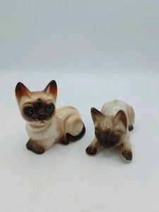 Gatos siameses Lefton - Juego de 2 - - Imagen 1 de 14