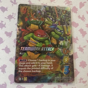 UniVersus Ninja Turtles Teamwork Attack UR TMNT01 127/186 - Picture 1 of 3