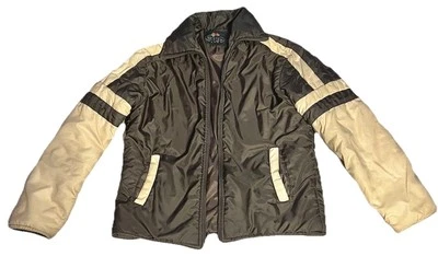 RARE Men’s Vintage 70s Fruit Of The Loom Brown Ski Jacket Medium - Image 1 of 4