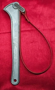 Vintage Klein Grip-It S12H 12 Zoll Riemenschlüssel 1-1/2 - 5" Kapazität 1970er USA - Bild 1 von 3