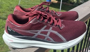 Zapatos para correr ASICS Gel Kayano 30 para hombre Borgoña talla 15 excelentes para hombre - Imagen 1 de 10