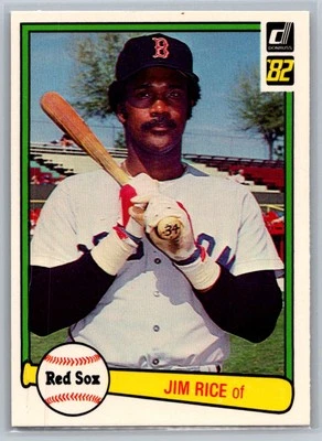 1982 Donruss Jim Rice #200 - Boston Red Sox - Image 1 of 2