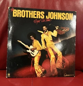 The Brothers Johnson Right On Time 1977 SP-4644 Vinyl Record - Picture 1 of 4