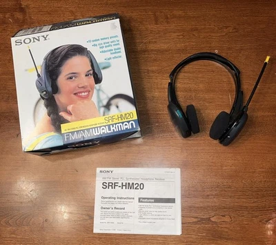 Sony SRF-HM22 AM/FM Walkman Radio Auriculares Probados Lado Derecho Funciona Foto 1 de 2