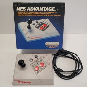 Nintendo NES Advantage Controller Joystick w/ Box NO Foam Inserts TESTED READ