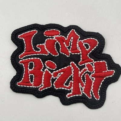 "Parche con logotipo clásico Limp Bizkit Rock Band: coser, bordado de calidad, 3"" X 2,5""" Foto 1 de 3