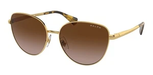 Ralph Lauren RA4144 900413 Sonnenbrille glänzend gold / brauner Farbverlauf - Bild 1 von 3