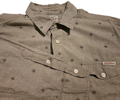Lucky Brand Shirt Men's LARGE Long Sleeve Button Up Western  - Image 1 of 4