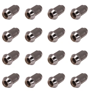(16 Pack) ITP Tapered Chrome Lug Nut 12mm x 1.25mm Thread Pitch For Yamaha - Picture 1 of 2