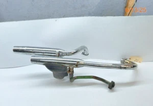 2002 02 Yamaha Virago XV 250 exhaust tailpipes mufflers headers - Foto 1 di 18