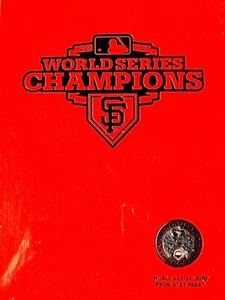 2012 WORLD SERIES PROGRAM LIMITED EDITION S.F. GIANTS DETROIT TIGERS HARDBOUND - Picture 1 of 4