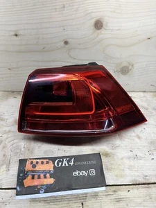 15-17 Mk7 VW GOLF Gti Passenger Right Tail Light Hatchback 5G0945096N - Picture 1 of 6