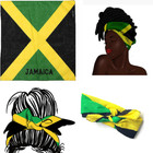 Jamaica Flag Sports World Cup Bandana Head Neck Face Mask Bib Scarf Hair Wrap 