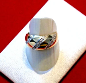 BRILLANT RING MIT 21 Diamanten in 585/- 14 crt. GG ca. 4,8 gr. - Bild 1 von 1