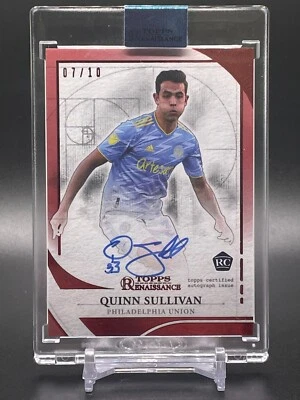 2022 MLS Renaissance Quinn Sullivan RC Auto SP #/10 - Image 1 of 2
