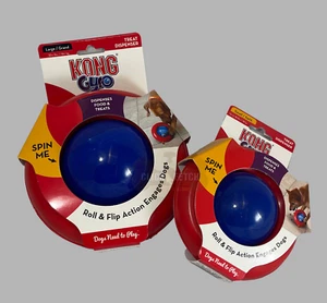 GYRO - Interactive Treat Dispenser Dog Puzzle Toy Slow Feeder Red Ball - Picture 1 of 3